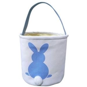 Bunny Tail Bucket Tote Blue Brand New